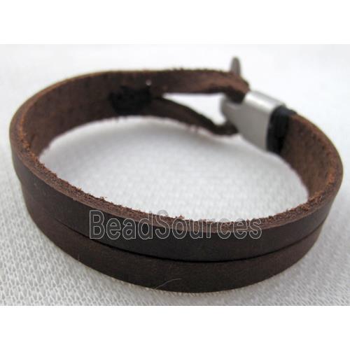 Genuine Leather Bracelet, Mix