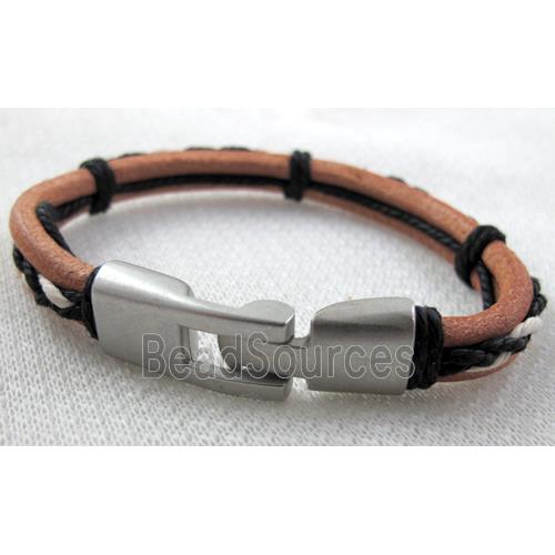 Genuine Leather Bracelet, Mix