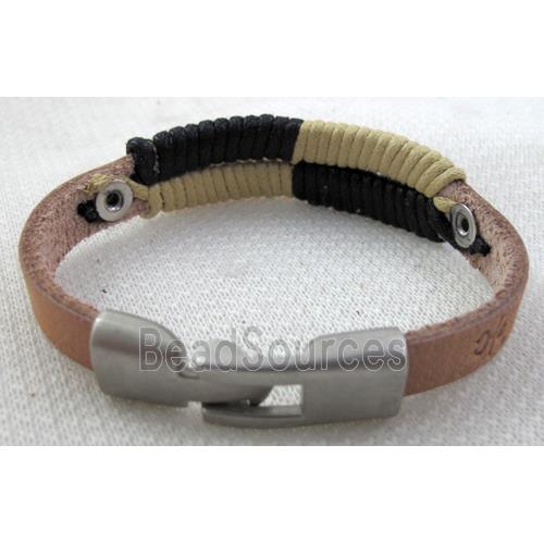 Genuine Leather Bracelet, Mix