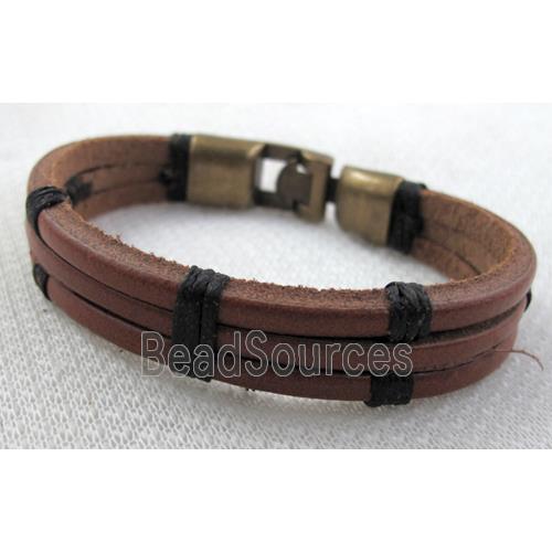 Genuine Leather Bracelet, Mix