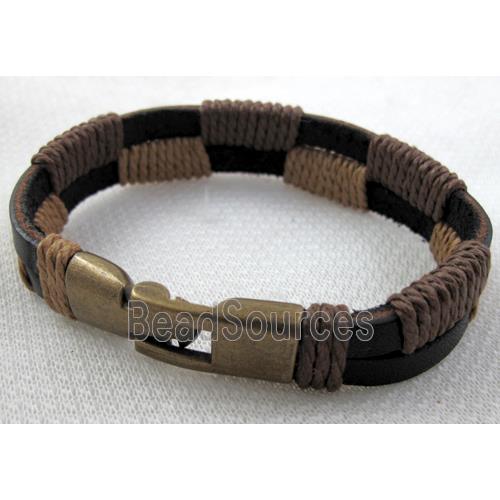 Genuine Leather Bracelet, Mix