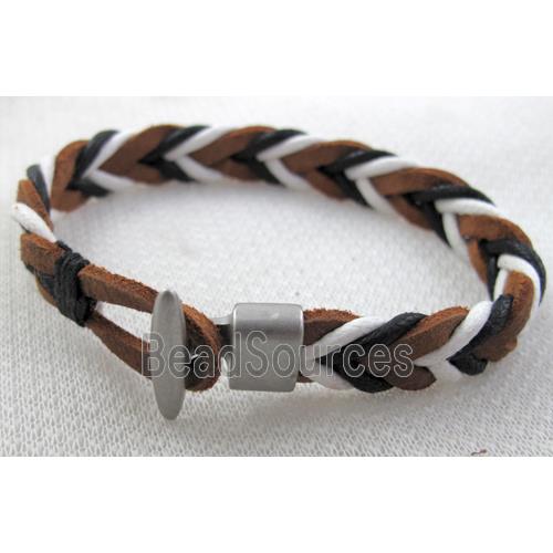 Genuine Leather Bracelet, Mix