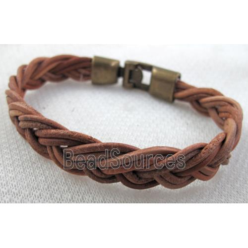 Genuine Leather Bracelet, Mix