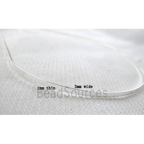 Silver Plated steel Hair Bands, Nickel Free