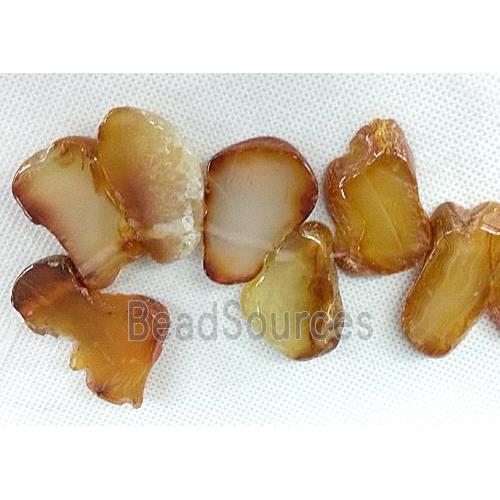 Agate Slice beads, freeform