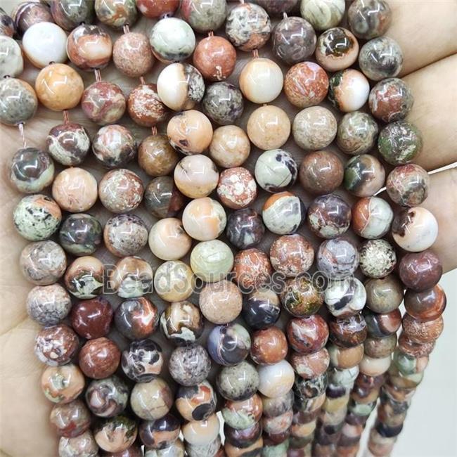 ocean jasper beads, round