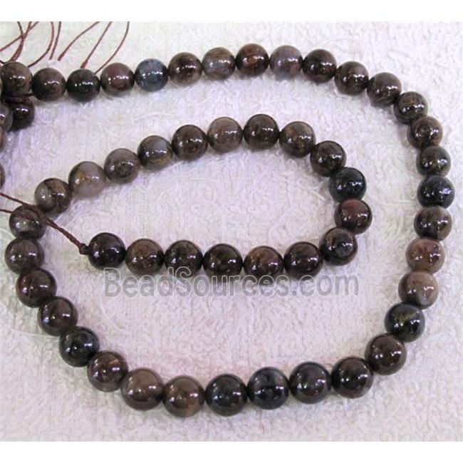 tiger quartz stone beads, round