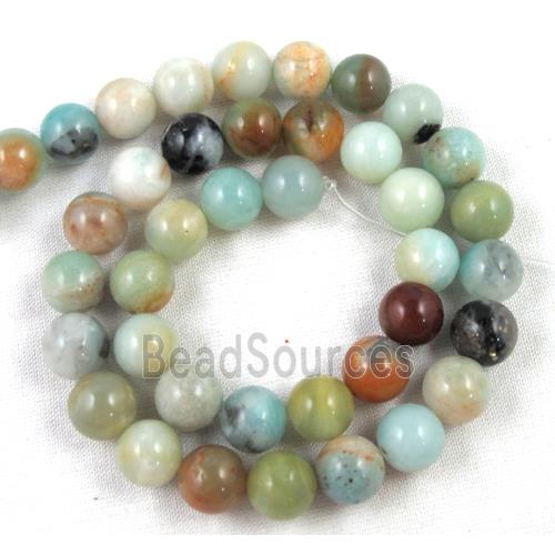 round Amazonite Beads