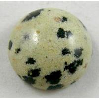 dalmatian Jasper Cabochon, flat-back Round