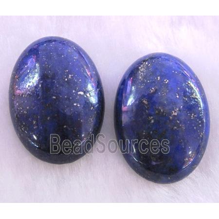 lapis lazuli cabochon, oval