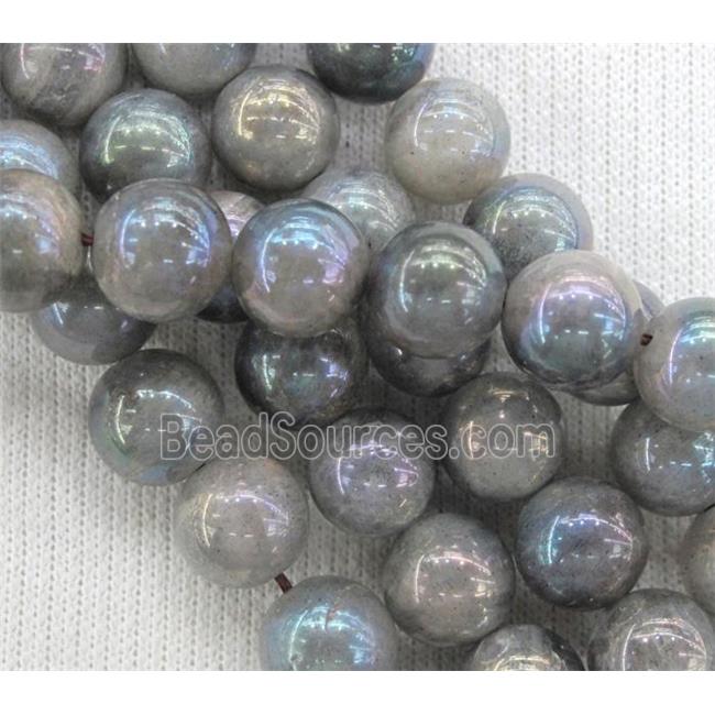 round Labradorite Stone Bead, AB color