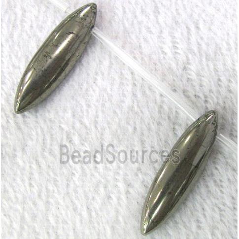 natural Pyrite Beads, horse eye