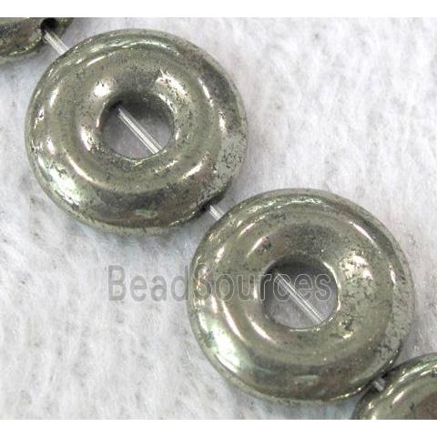 natural Pyrite Beads, ring