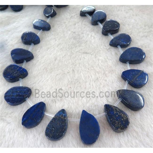 lapis lazuli beads, teardrop