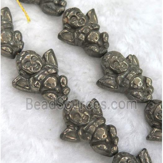 pyrite bead, angel