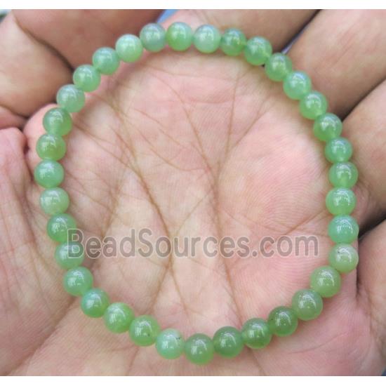 Australian Chrysoprase bracelet, round