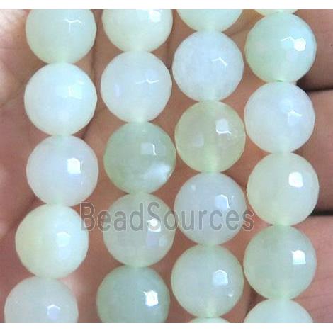 New Mountain Jade Beads, faceted round