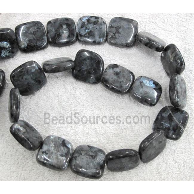 Labradorite bead, square