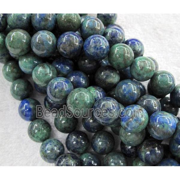 round Azurite beads