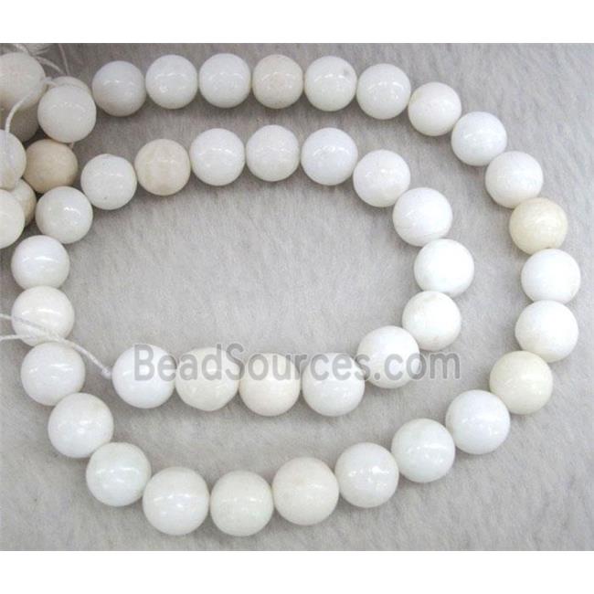round white Porcelain beads