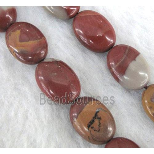 natural Noreena jasper bead, oval