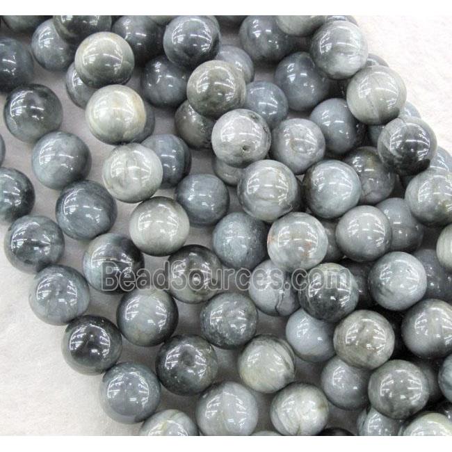 round natural hawk Eye Stone beads