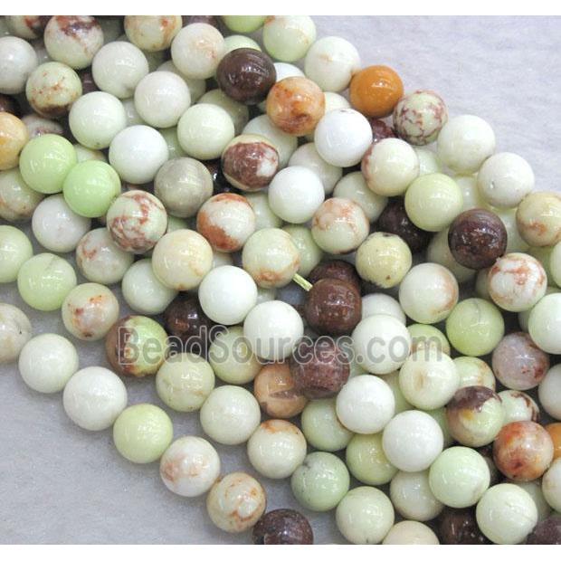 round Mongolian Turquoise beads