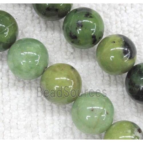 Australian Chrysoprase Beads, round, green