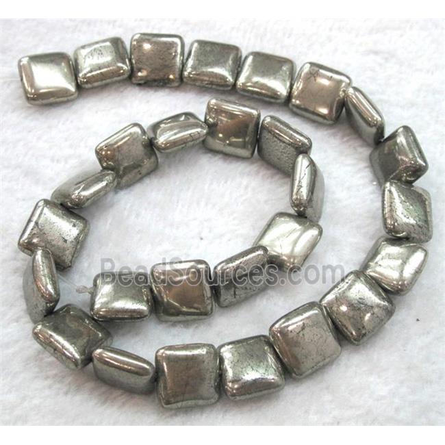 pyrite bead, square