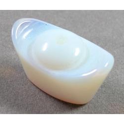 white opalite beads, yuanbao