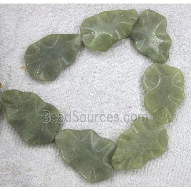 green aventurine bead, cucurbit