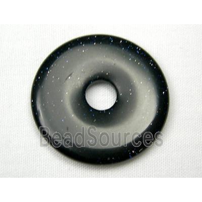 Blue sandStone Dount Pendants