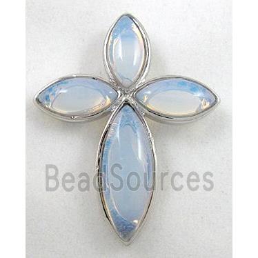 opal stone pendant