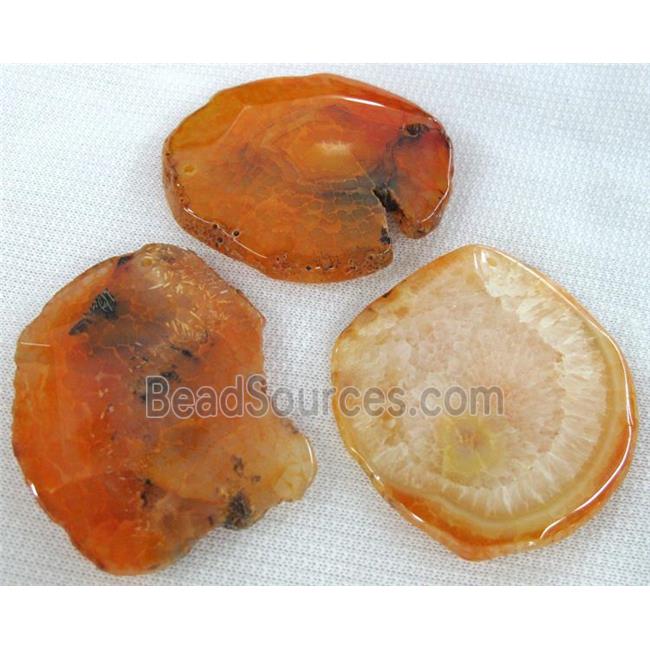 Natural agate stone pendant