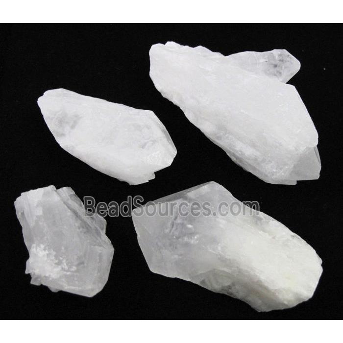 Crystal Quartz Pendant Freeform Undrilled