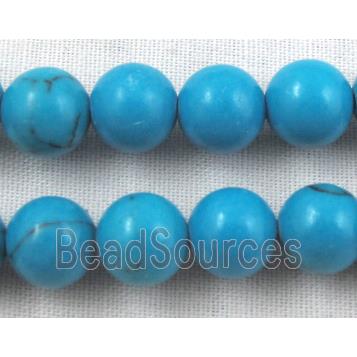 Round Turquoise Beads