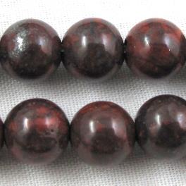 Round Garnet Beads