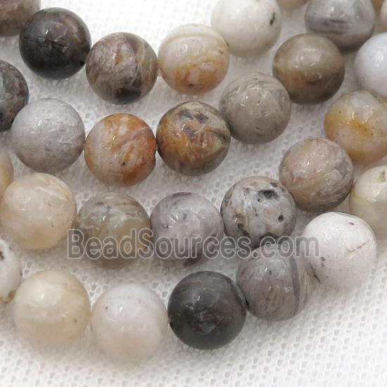 bamboo jasper bead, round