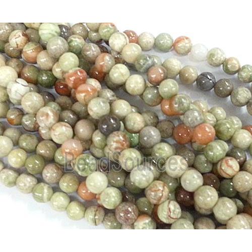 ocean jasper beads, round