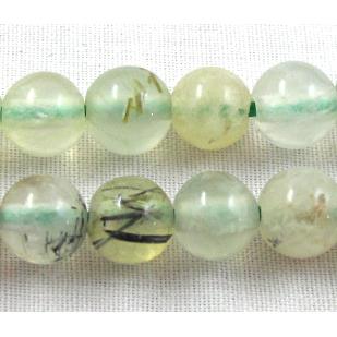 Prehnite Beads, AA Grade, Round