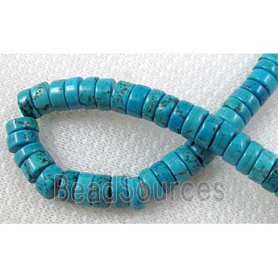 blue Assembled Turquoise heishi beads