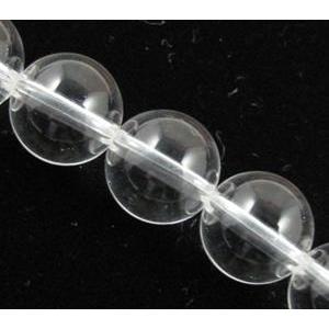 round Natural Clear Quartz Bead