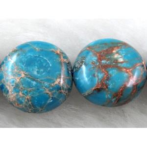 Sea Sediment Jasper, flat round