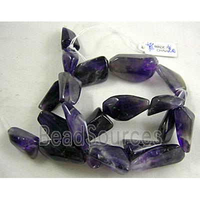 Amethyst beads, Erose Chip