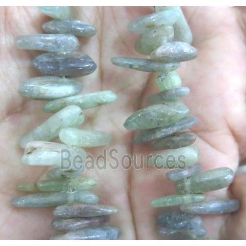 labradorite chip beads, freeform