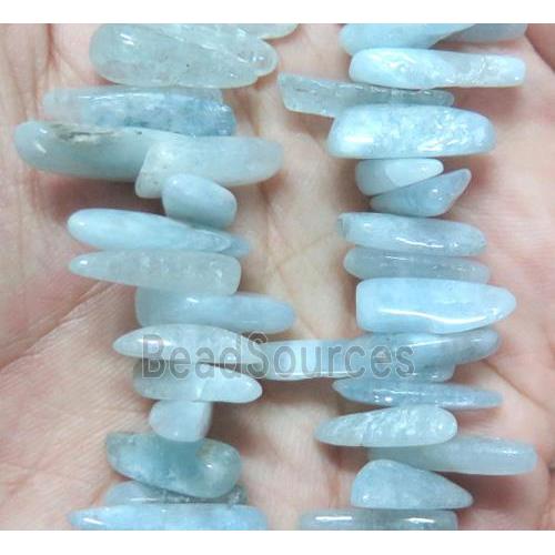 Aquamarine bead, Erose Chip