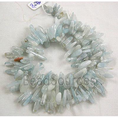 Aquamarine bead, Erose Chip