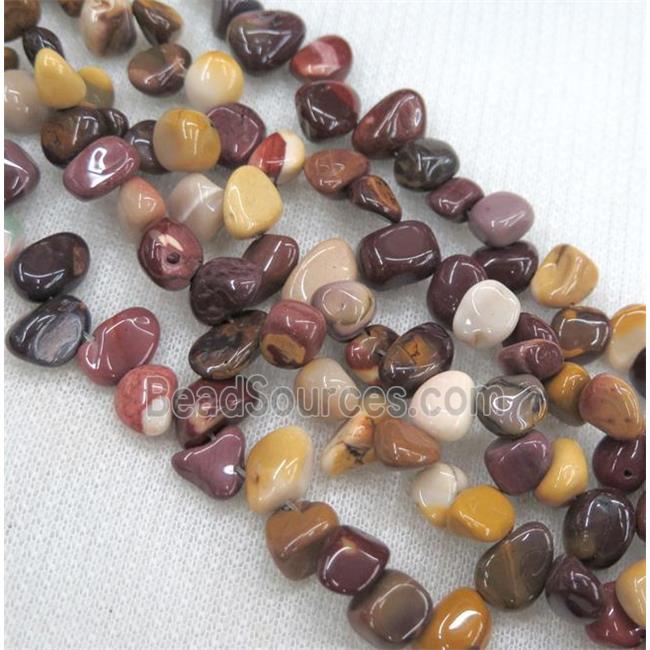 mookaite chips bead, freeform