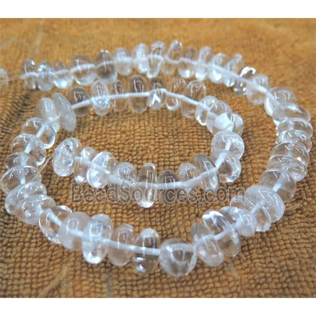 clear quartz chips bead, freeform