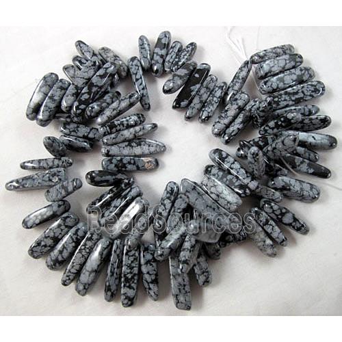 Snowflake Chip Beads TopDrilled Freeform